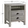 Windsor 2-Drawer Wood Nightstand for Kids Bedroom - Rustic Painted Finish, Metal Glides, Open Shelf Storage, Pine Wood Construction, 22 in. W x 17 in. D x 25 in. H, Distressed Look