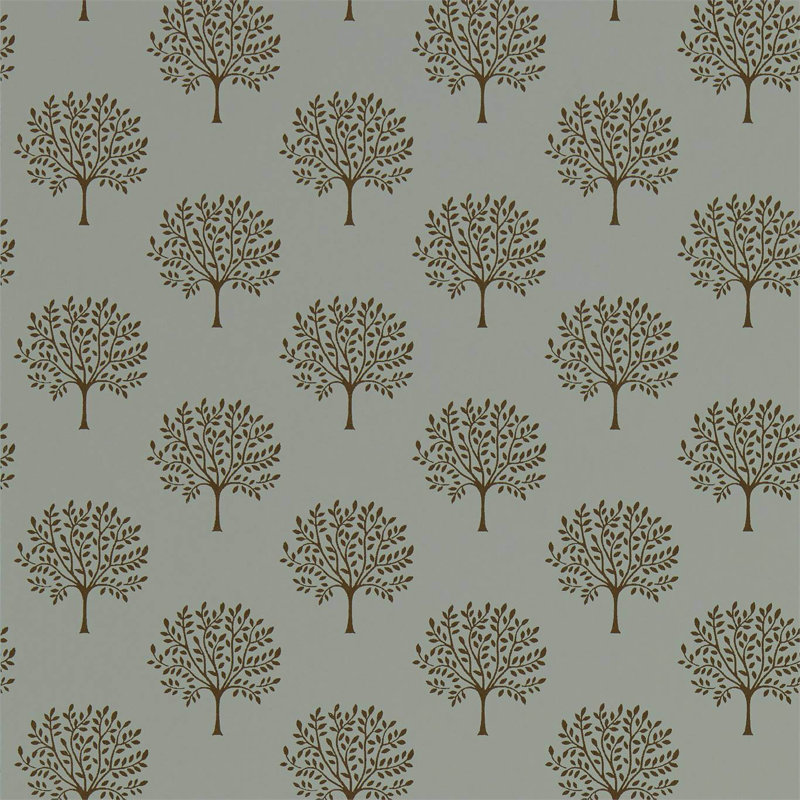Marcham Wallpaper, Copper Gray