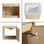 Ensemble de meuble-lavabo simple 24 po avec plateau en céramique Narnby-299870636-277293094