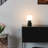 Mila 9.85 in. Mid-Century Modern LED Bedside Table Lamp with Black Marble and Frosted Globe Shade - Bundle Set of 2-104311734