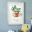 Sauge en pot - peinture sur toile encadrée-235131690-235131668