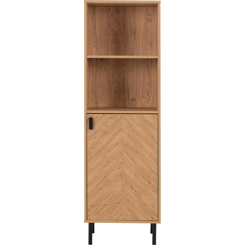 Nathainel Metal 1 - Door Standard Accent Cabinet