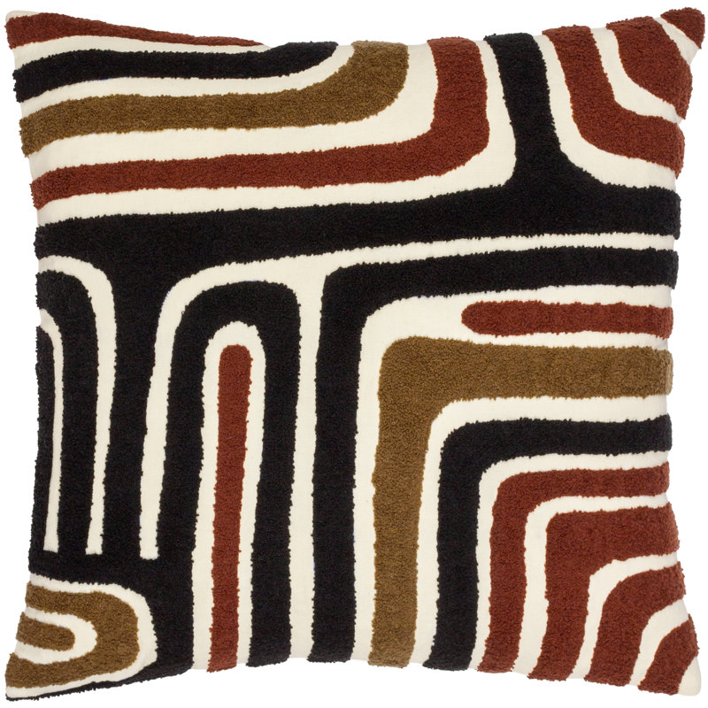 Abbe Abstract Square Throw Pillow Cover