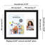 Cadre pour enfants 13,5 x 16 avec deux ouvertures - un cadre 8,5 x 11 pour l'exposition d'art pour enfants et un cadre 4 x 6-101041396