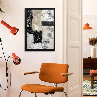 Neutre neutre minimaliste - reproduction d'art murale - affiche de galerie