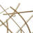 Polaris Rectangle Curved Metal Abstract Wall Art-2043567592