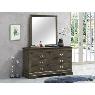 Commode Louis Phillipe G3180-D, bleu sarcelle