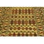 Tapis de zone en laine 4 pi x 6 po one-of-kind à la main noué la new age Warminster