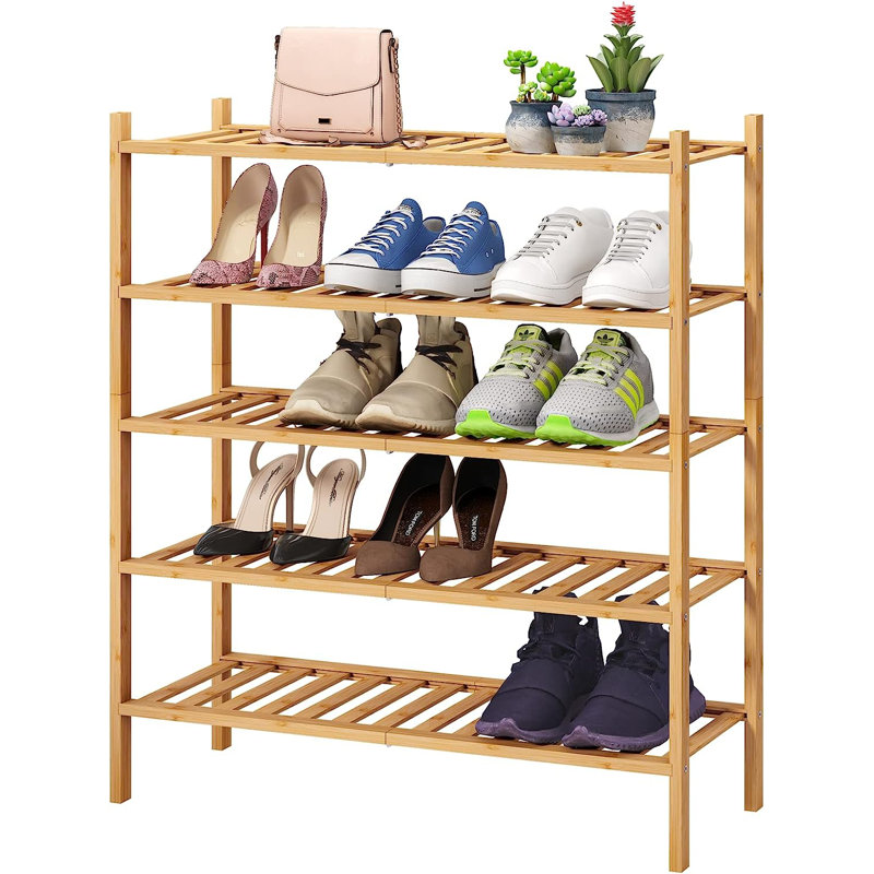 15 Pair Stackable Shoe Rack