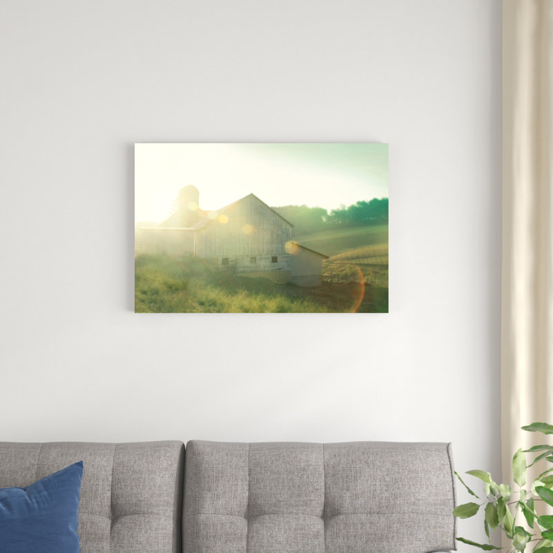 «Farm Morning II Square», H 20 po x l 30 po