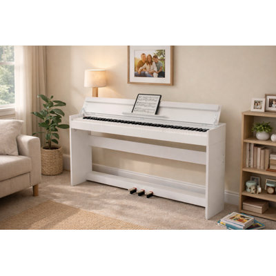 Wooden 88 Key Digital Home Decor Play Piano Toy