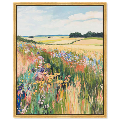 Open Field I Canvas Landscape Paintings by Art Remedy