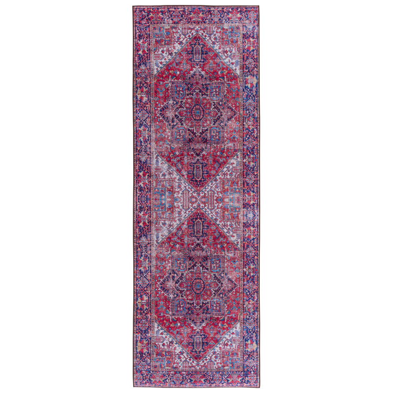 Dewalt Performance Machine Washable Oriental Rug, Runner 2'6" x 8'