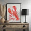 «Oh Snap Lobster» par Molly Mattin, reproduction d'art-1117925844-1117925841-1117925842