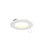 6'' White LED Open Recessed Trim