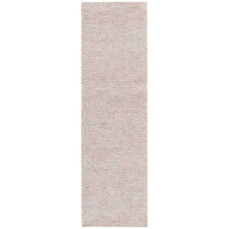 Tapis en laine et en jute touffeté à la main Otar, Tapis de couloir 2 pi 3 po x 8 pi