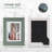3 Pack 5X7 Inch Picture Frames Farmhouse Rustic Vintage Distressed Wood Grain Photo Frame With Plexiglass For Table Top Display And Wall Hanging