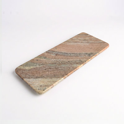 Brown Galaxy Marble Rectangle Tray