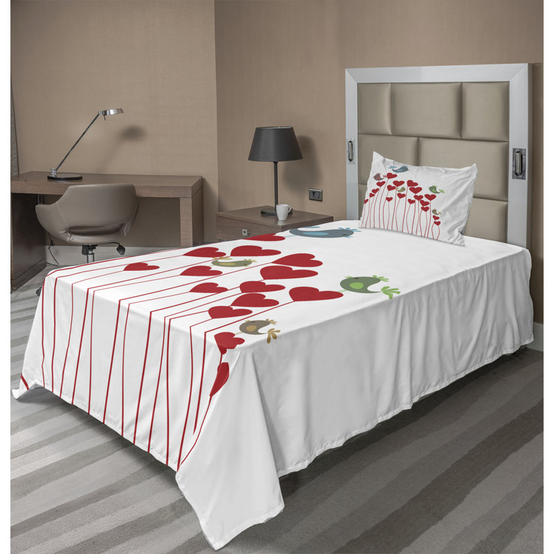 Microfiber Sheet Set, Twin Sheet Set + Fitted Sheet + 1 Pillowcase