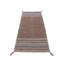 Azizi Striped Hand Woven Cotton Brown Rug-1529038969