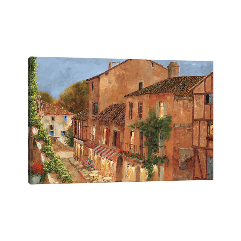 My Balcony by Gilles Archambault - Wrapped Canvas Painting, 66.04 cm H x 45.72 cm W x 1.91 cm D