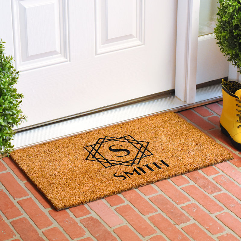 Personalizable Non-Slip Outdoor Doormat, 36" W x 72" L