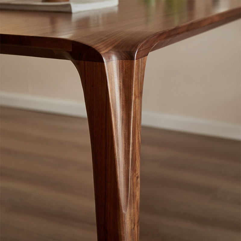 Table de salle à manger rétro élégante, H 29,52 po x L 78,74 po x l 35,43 po