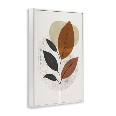  Giclée automnale à feuilles neutres par LSR Design Studio