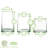 20pc Recycled Glassware Set - By Nicola Spring-62277747