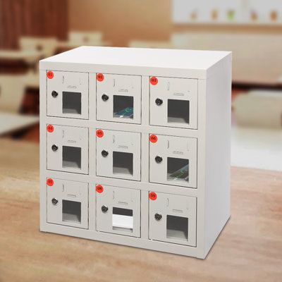 21.7'' Cell Phone Locker with Key