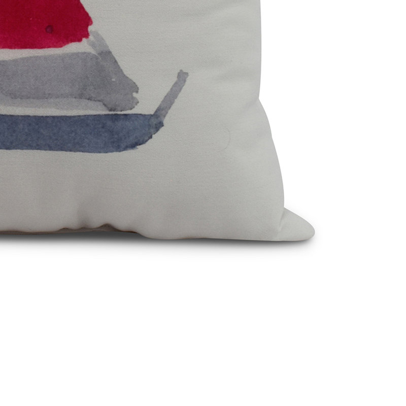 Nantucket Reversible Throw Pillow, White, 16" x 16"