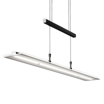 LED Pendant Light, Black, 1-Led Board/20W