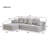 Spacious Modular Sofas, Chenille Upholstery, Modern Home Design