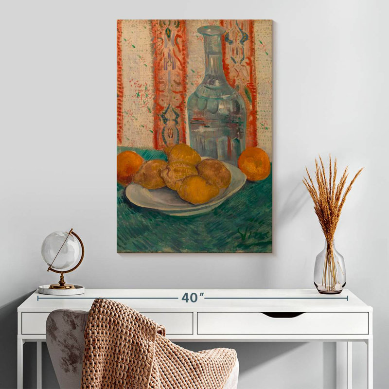 Carafe et plat avec agrumes Yarlin, H 30 po x l 20 po