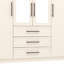 Cleverton Tellys 4 Door 3 Drawer Wardrobe with Mirror-135327908-121039414