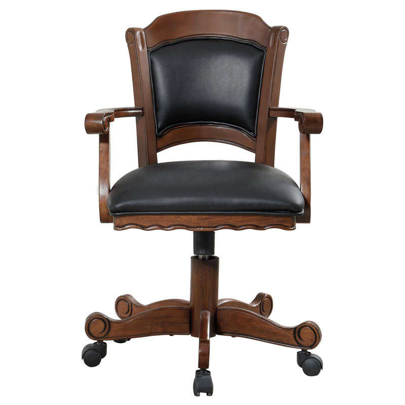 Chaise de jeu rembourrée avec roulettes