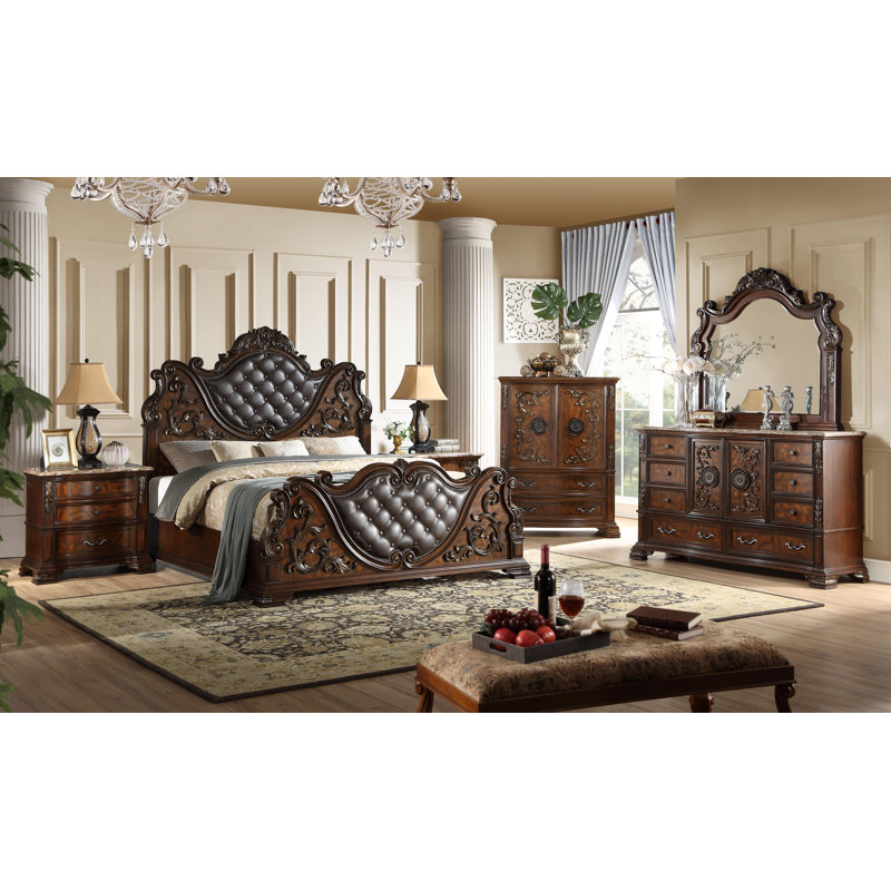 Ensemble de chambre à coucher Cylee, Grand lit