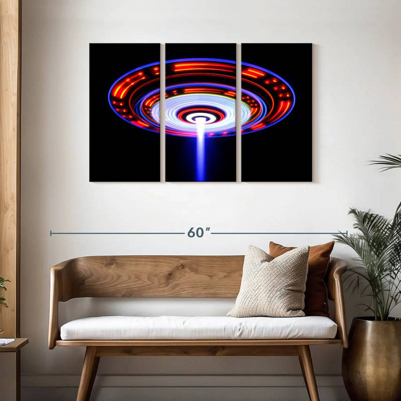 Kelan UFO Lights, 28" H x 45" W