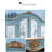 Classic Pastoral Blue And White Wardrobe