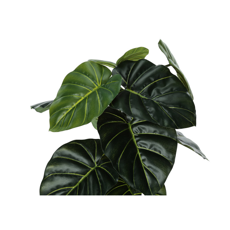 Artificial Plant, 24" High, In Black Pot, Adds Beauty To Indoor Greenery Tall, Enhances With Natural Decor