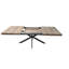 Table de salle à manger rectangulaire extensible de 55,11 po à 70,86 po avec boîte de rangement, idéale pour les salles à manger, les cuisines et les salons-79616491