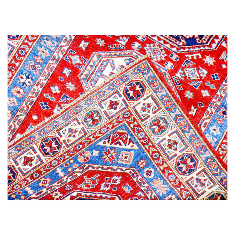 Kazak Wool Southwestern Area Rug