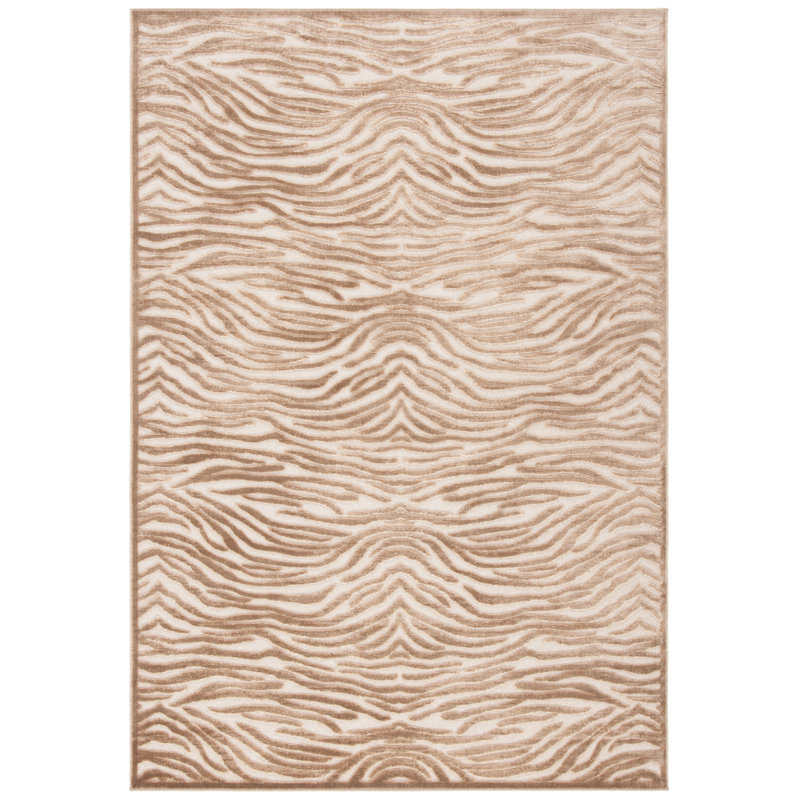 Tapis Heie caramel / crème