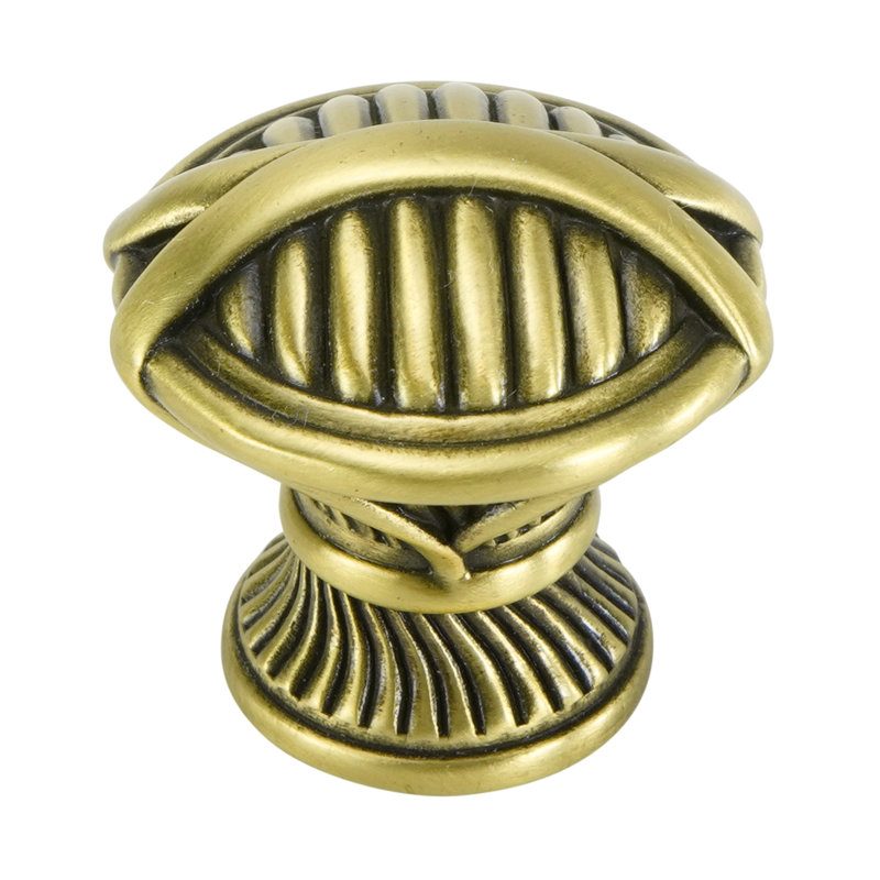 WESTPORT KNOB PLATE, Brass, 1 1/8"