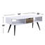 Table basse rectangulaire avec rangement
