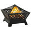 Annarama Square Steel Wood Burning Fire Pit