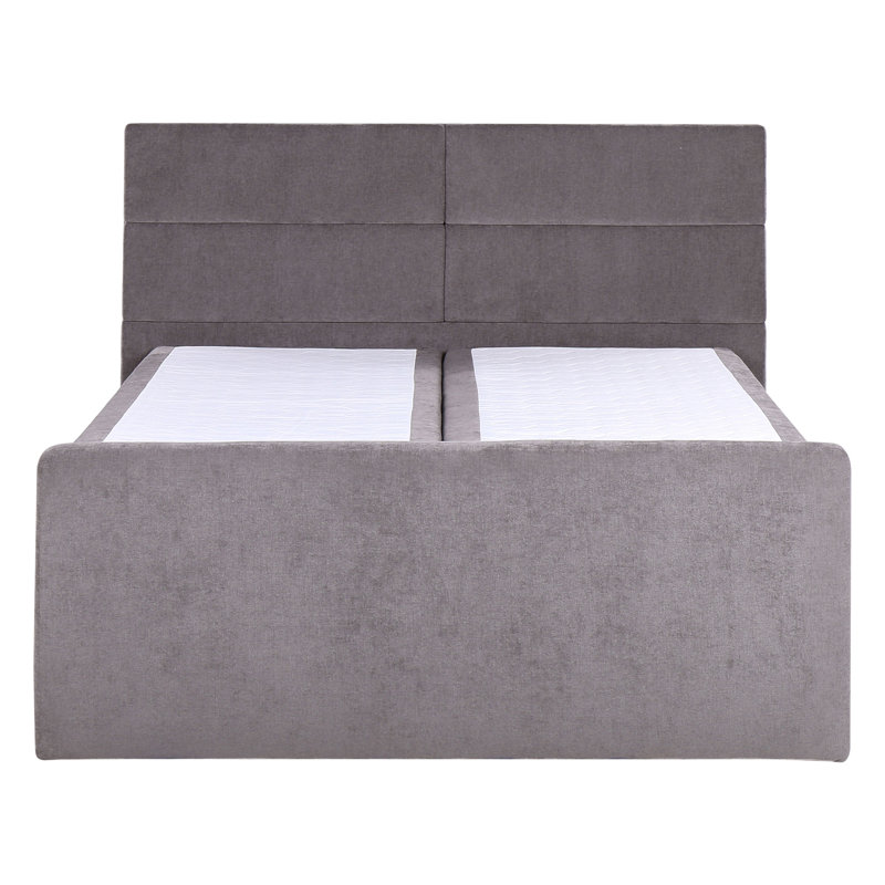 ARISTOCRAT Upholstered Divan Bed with Mattress, European Kingsize (160 x 200 cm)