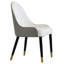 Chaise de salle à manger moderne en similicuir avec conception ergonomique et pieds en bois massif, ensemble de 2 pour une assise confortable-689458721
