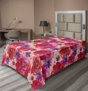 Paprika, mauve, rose / floral