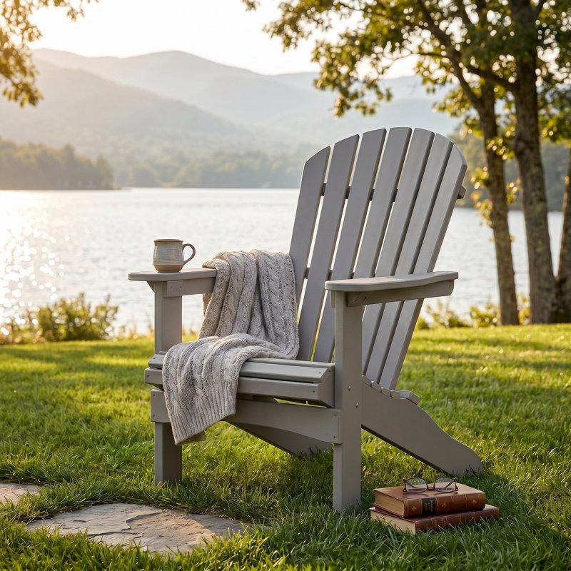 Ketcham Adirondack Chair, Light Gray